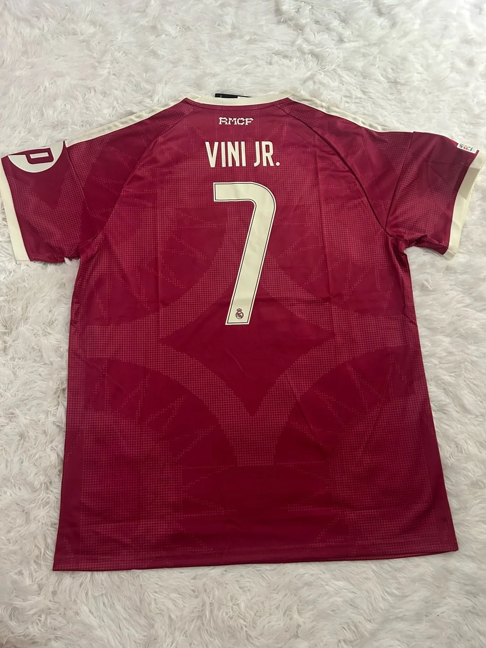 adidas Men's Football Jersey - Maroon and Cream